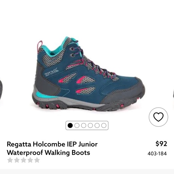 Regatta Holcombe IEP Junior Waterproof Walking Boots size 5 no box - Picture 2 of 13